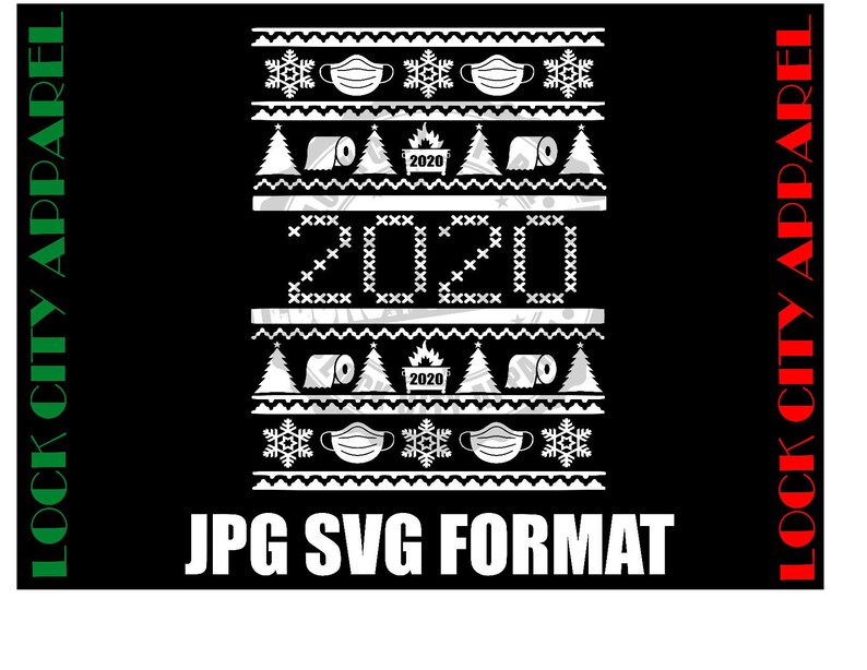 Download Ugly Christmas Sweater 2020 Covid SVG Silhouette Cricut | Etsy