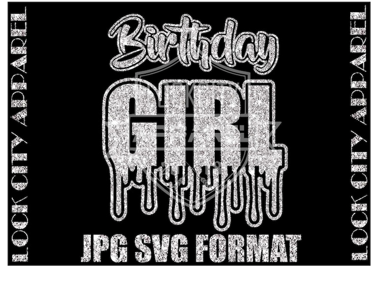 Download Birthday Girl Drip Diva Party Cut File Silhouette Cameo ...