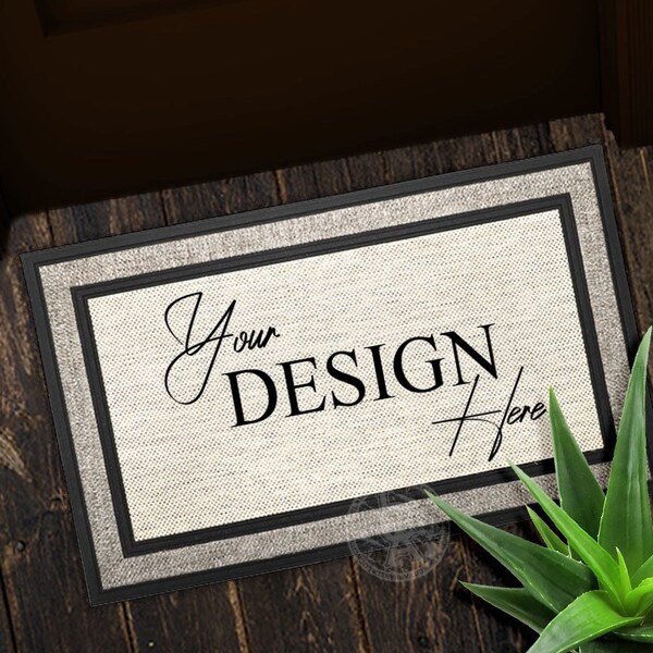 Custom Doormat Logo Etsy
