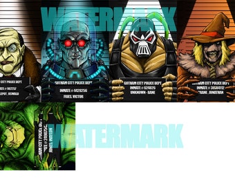 Gotham City's most wanted 4x6 individual prints