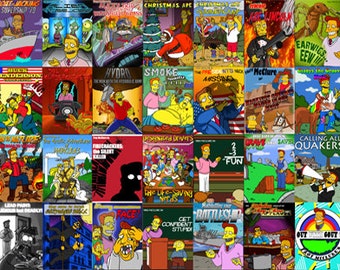 Simpsons/Troy McClure – Zusammenstellung der Originalplakate des Films