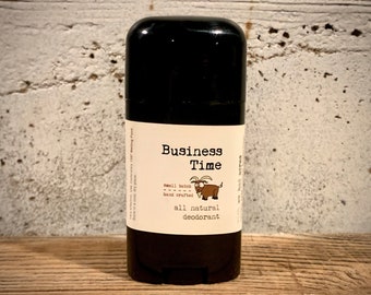 Business Time All Natural Deodorant