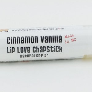 Cinnamon Vanilla Chapstick