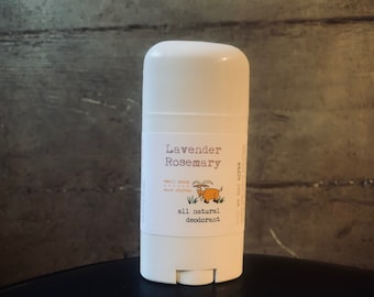 Lavender Rosemary All Natural Deodorant