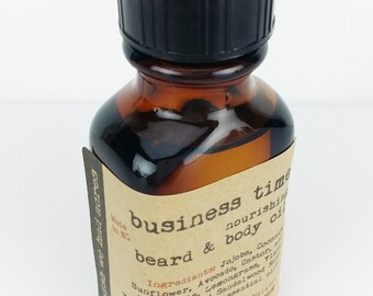 Business Time Beard & Body Oil