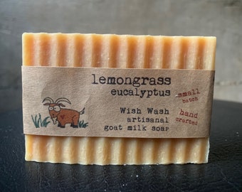 Lemongrass Eucalyptus Goat Milk Soap