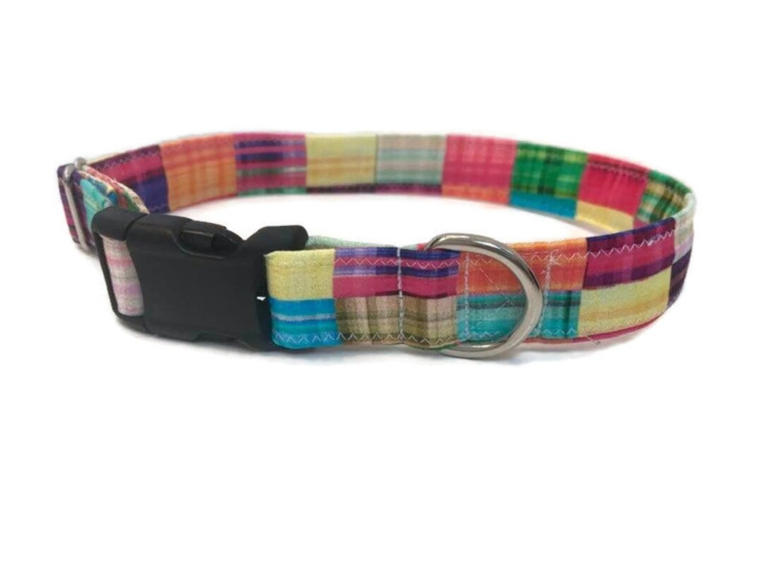 Martingale Collar | Pink Madras main image 0