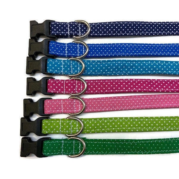 Extra Small dog collar, Puppy dog collar, Chihuahua dog collar, tiny dog collar, yorkie dog collar, boy dog collar, girl dog,  puppy set