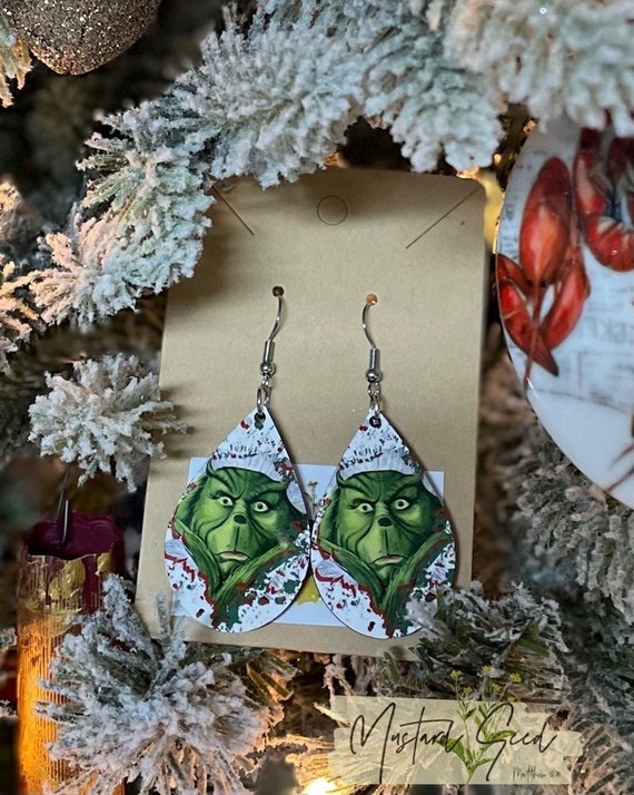 The grinch shop earrings