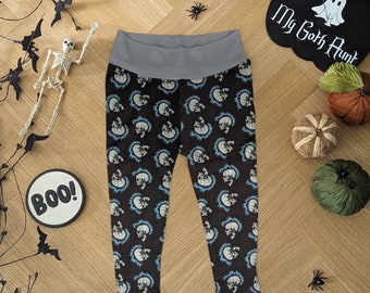 Punk Skull Childrens Leggings