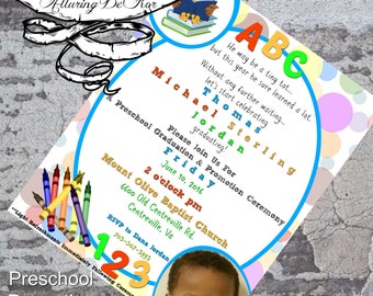 Preschool Graduation Invitation