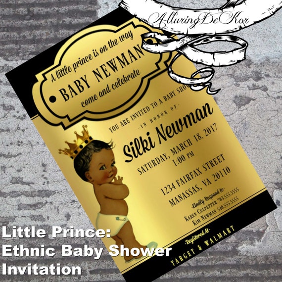 Little Prince: Ethnic Baby Shower Invitation Il_570xn