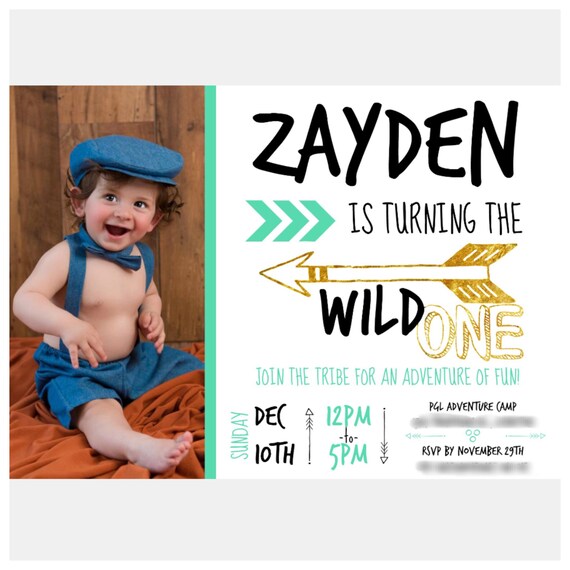 Wild One Birthday Invitation Il_570xn