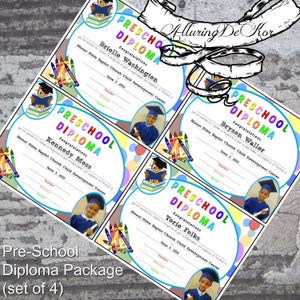 Pre-School Diploma (4er Set)