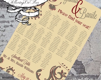 Wedding Seating Chart