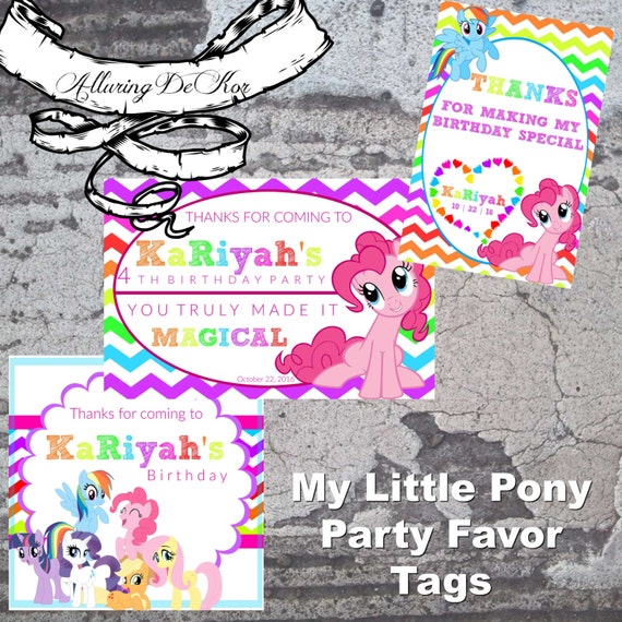 My Little Pony Party Favor Tags Il_570xn