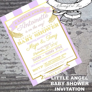 Petit ange Baby Shower Invitation