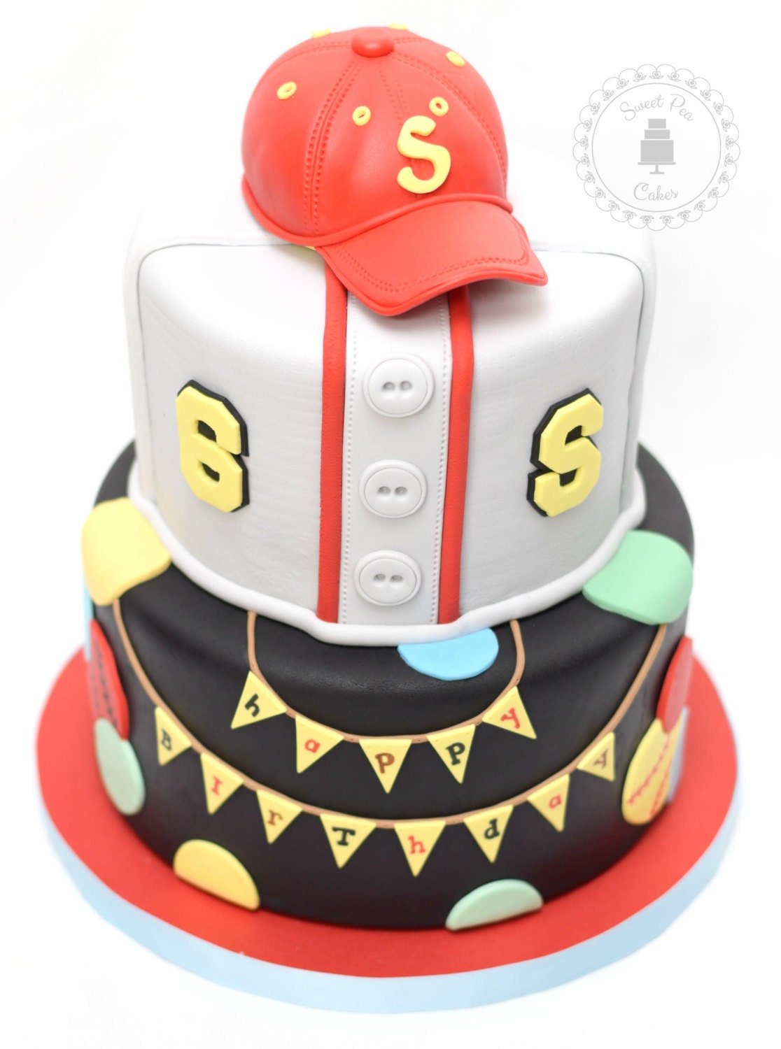 Fondant Baseball Cap 3D Cake Topper Etsy