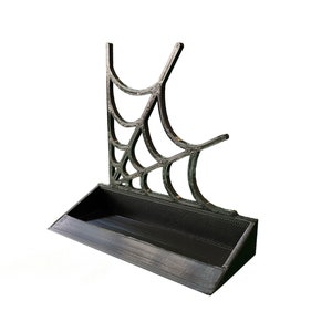 Gothic Spider Web Business Card Holder | Business Card Display | Desk Accessories | Unique Business Card Stand | Spiderweb Home Office Decor