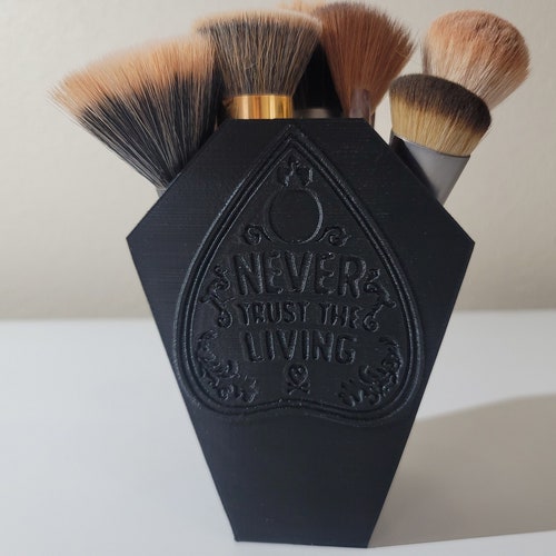 Coffin Brush Holder // Pencil Holder // Gothic Halloween Etsy