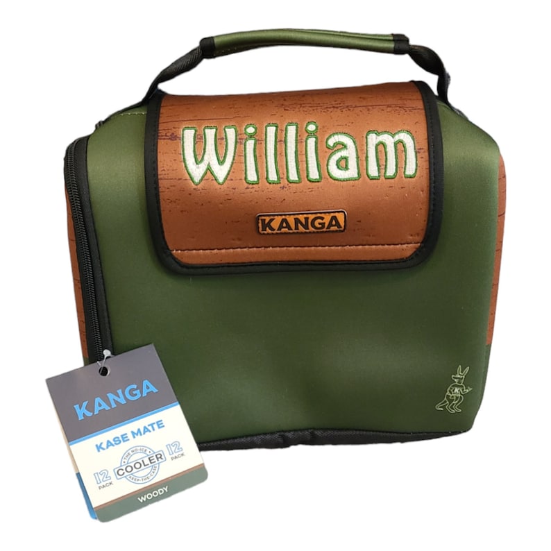 Personalized Embroidered Kanga Kase Mate Soft Side Insulated Drink Beer