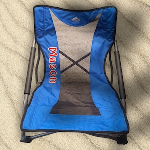 Personalized Embroidered Folding Beach Chair