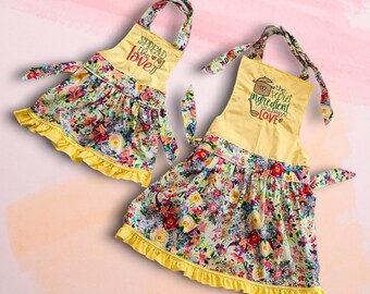 Mother-Daughter Apron Set