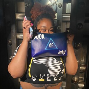 Bolso bandolera de piel sintética Book of Hov / Accesorios de hip hop