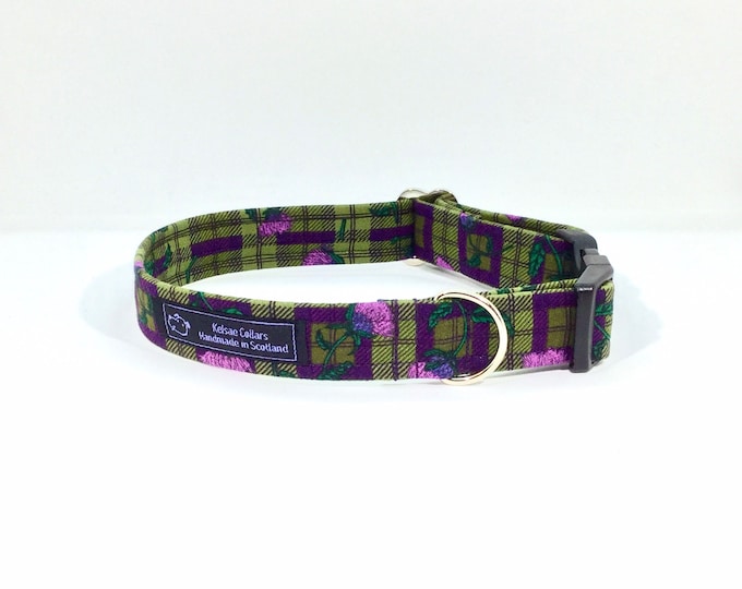 Featured listing image: Thistle Do dog collar,luxury dog collar, Dogs, Pets, made in Scotland