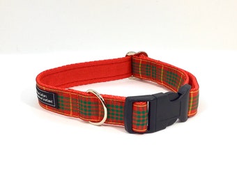 Cameron Tartan Collar,Scottish clans, plaids, dogs, pets, tartan ribbon