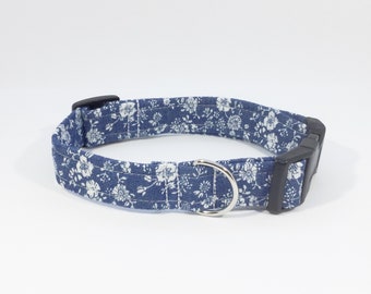 Lexy Floral Chambray collar