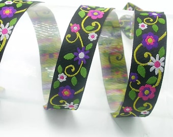Flowers Lead (2),handcrafted , matching luxury dog collar to order, luxury dog leash, dogs , pets, jacquard ribbon,