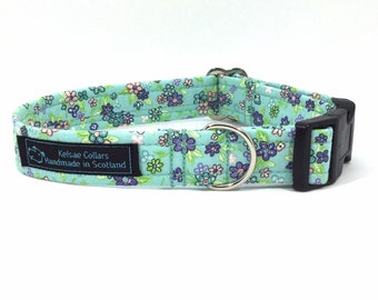 Isla  Collar,  floral,dog collars, pets, dogs, leash, handcrafted