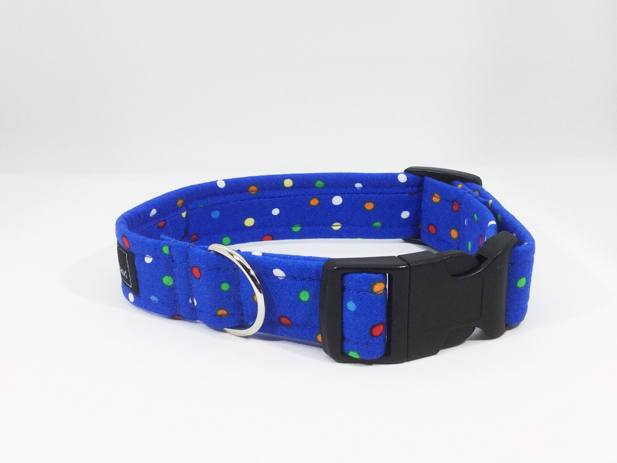 Spots on Blue Collar Luxury Dog Collar Luxury Dog Leash Etsy UK