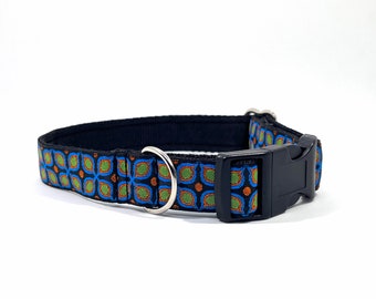 Cody Collar (2),made in Scotland , printed ribbon, dogs, matching lead available, collar