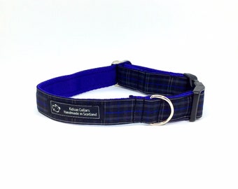 Royal Pride of Scotland collar, made in Scotland, Scottish clans, plaids, dogs, pets, tartan ribbon