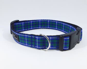 Douglas Ancient Tartan Collar, Scottish clans,plaid, Douglas, pets, dogs,luxury dog collar