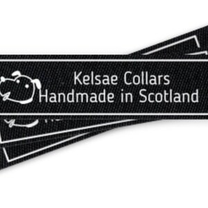 Mixed Bones Lead,made in Scotland, jacquard ribbon,bones , luxury dog leash , dogs, pets image 3