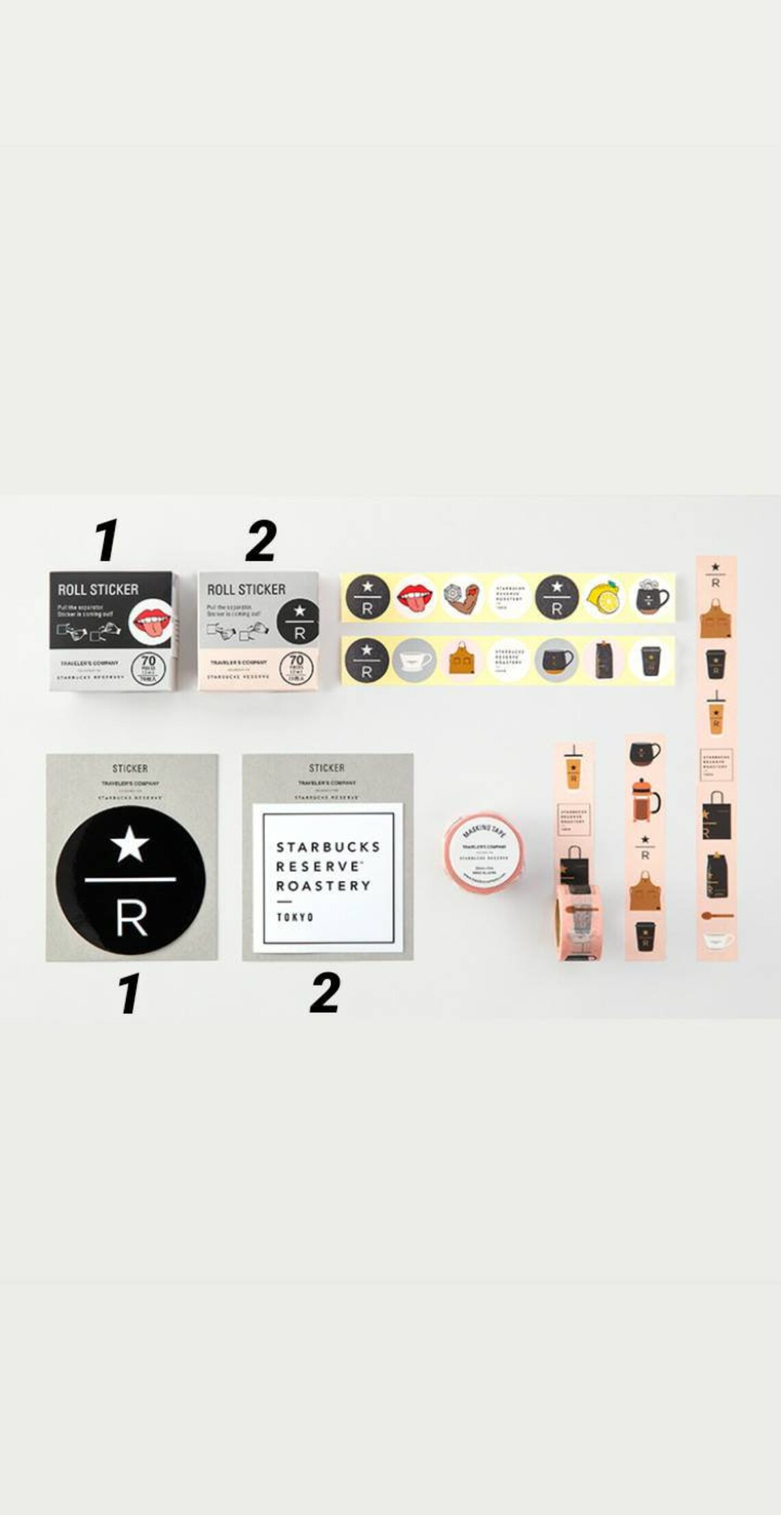 Travelers Notebook Starbucks Reserve®Roastery Roll Sticker/ Etsy