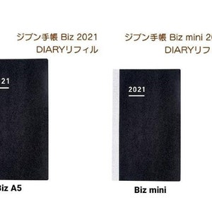 Kokuyo Jibun Techo 21 Diary Refill A5 Slim Mini B6 Slim Etsy