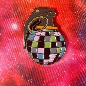Colorful Grenade Funny Novelty Soft Enamel Pin