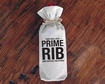 Pairs Well with Prime Rib {and Difficult Relatives} – Wine Bag