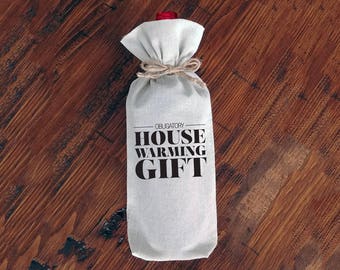 Obligatory Housewarming Gift Wine Bag