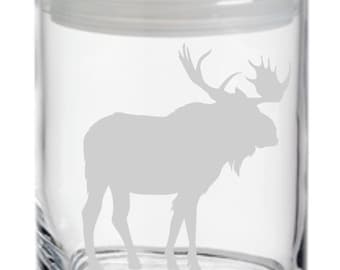 Moose marijuana Stash jar,weed jar,weed container,maryjane,weed,marijuana jar,marijuana container,custom marijuana jar,