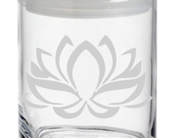 Lotus marihuana Stash jar, onkruid jar, onkruid container, maryjane, onkruid, marihuana jar, marihuana container, aangepaste marihuana pot,