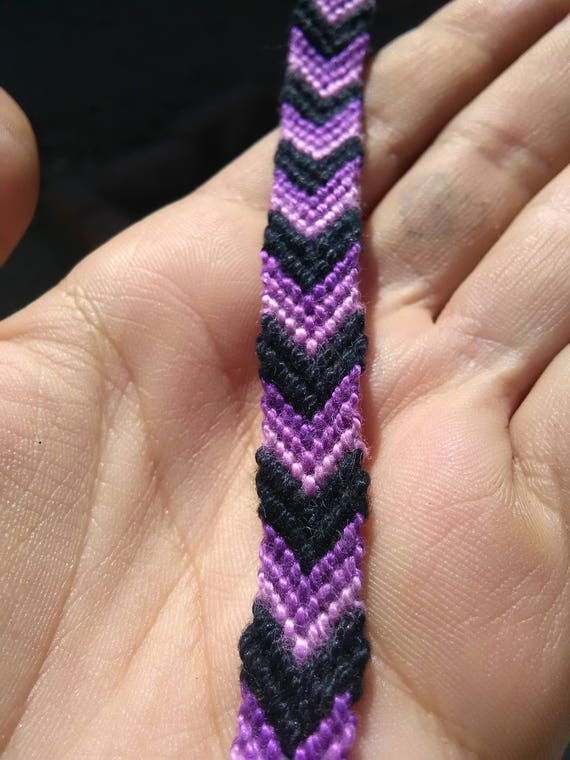 Purple and black bracelet deals