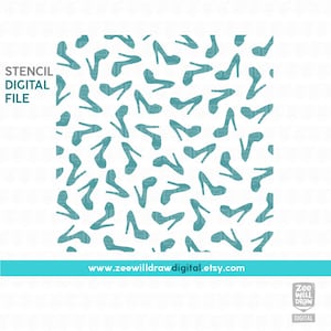 High heels stencil FILE, DIGITAL DOWNLOAD