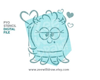 Monster girl PYO Stencil FILE