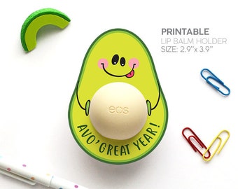 Donut Eos Lip Balm Holder PRINTABLE | Etsy