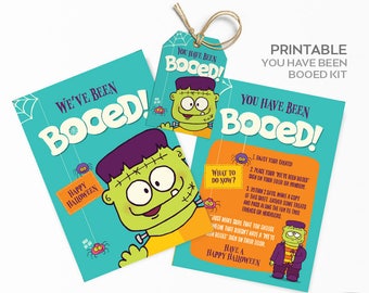 You've Been Booed Halloween Signs, You've Been Boo'd kit, You've Been Boo'd Bundle, Halloween Tags, Boo, You've Been Booed Printable